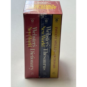 Basic Reference Set Including Webster's New World Dictionary by Warner Books 1st